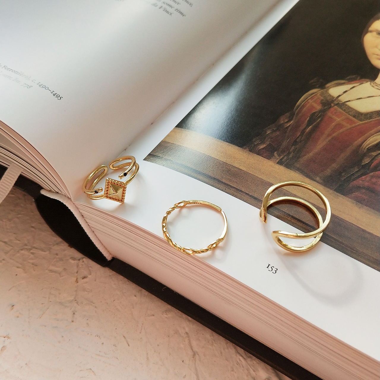 3 Styles 925 Sterling Silver Rings For Women