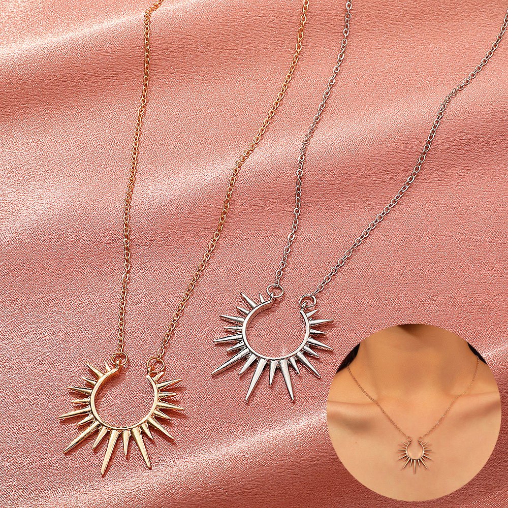 Sunflower Necklace Retro Clavicle Chain Fashion Creative Jewelry Women