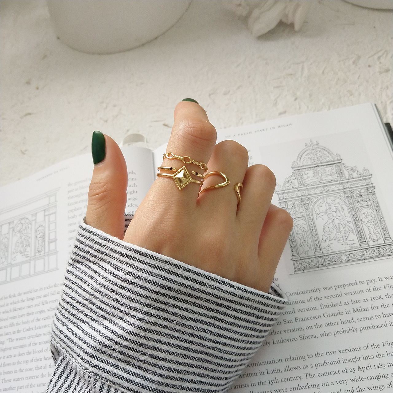 3 Styles 925 Sterling Silver Rings For Women
