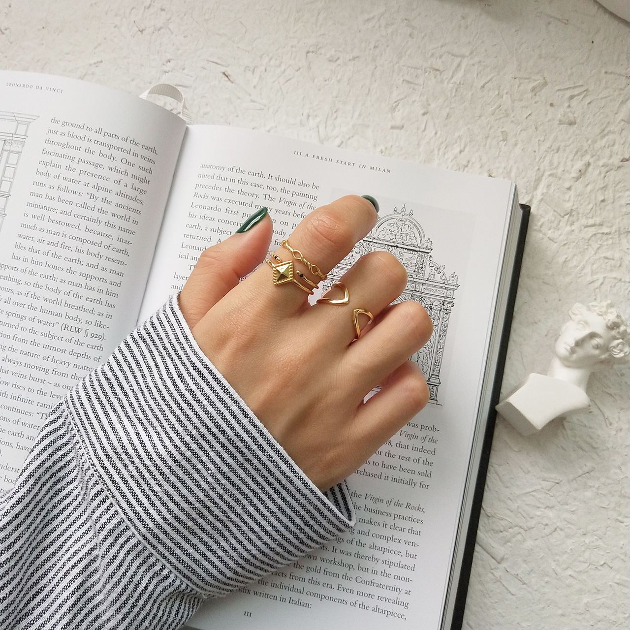 3 Styles 925 Sterling Silver Rings For Women