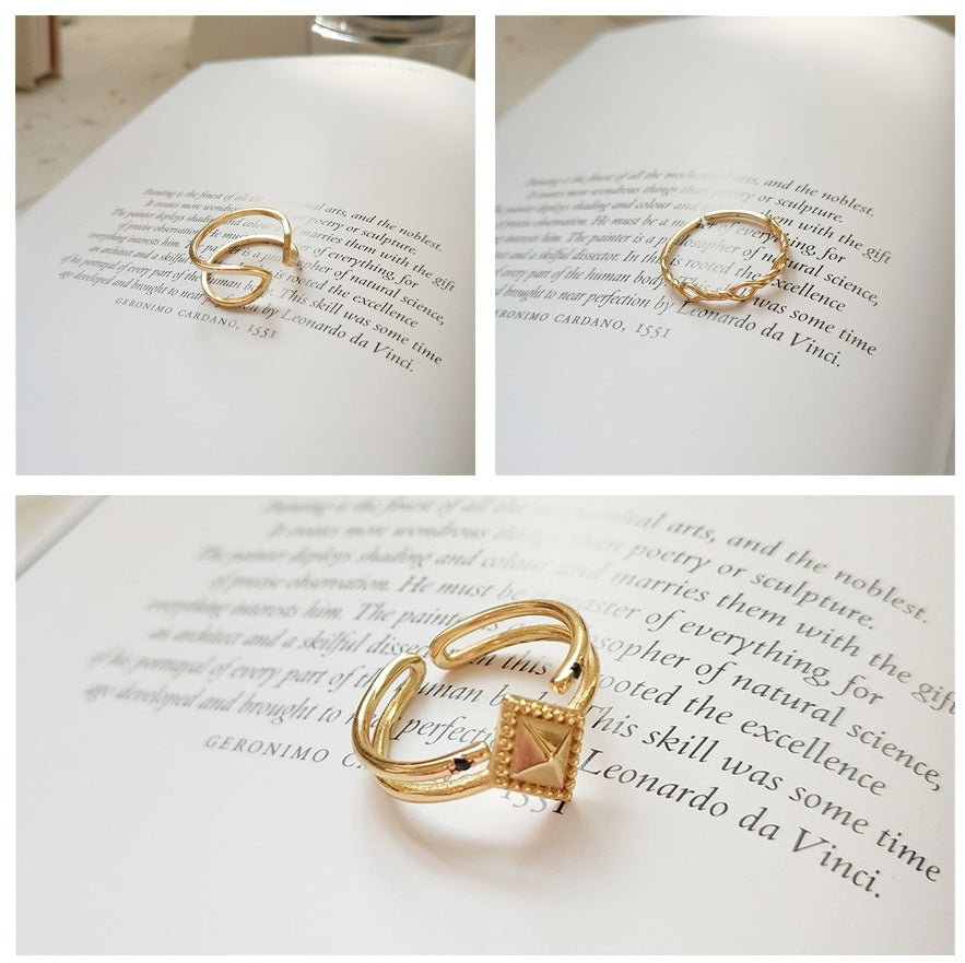 3 Styles 925 Sterling Silver Rings For Women