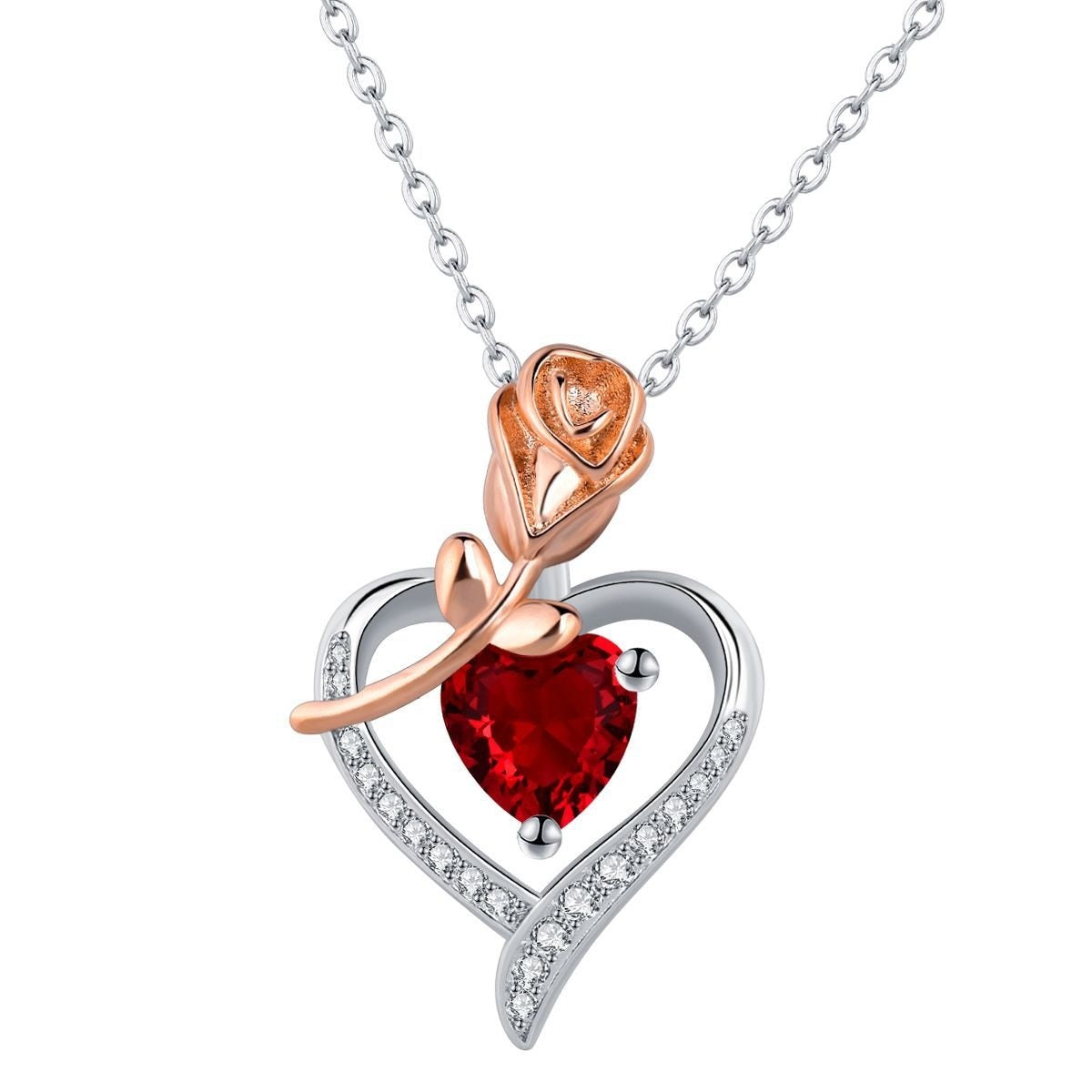 Fashion Rose Love Of Flower Romantic Jewelry Ornament Women