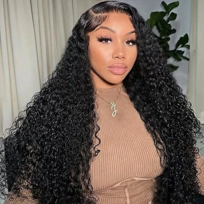 30 Inch Highlight Wig 4/27 Brown Ombre Deep Wave Human Hair Wigs 13x6 HD Lace Frontal Wig 220 Density Transparent Lace Front Wig