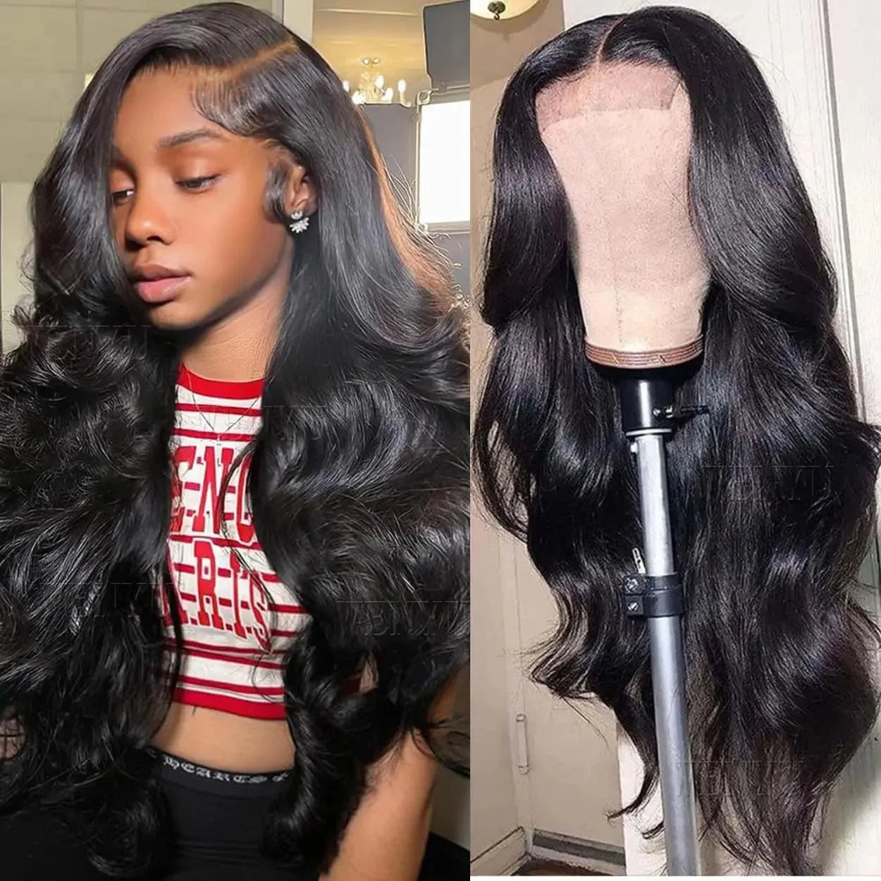 30 32 Inch 13x4 13x6 Straight HD Lace Frontal Human Hair Wigs For Women 4x4 Glueless Hd Lace Front Wig Pre Plucked 250% Density