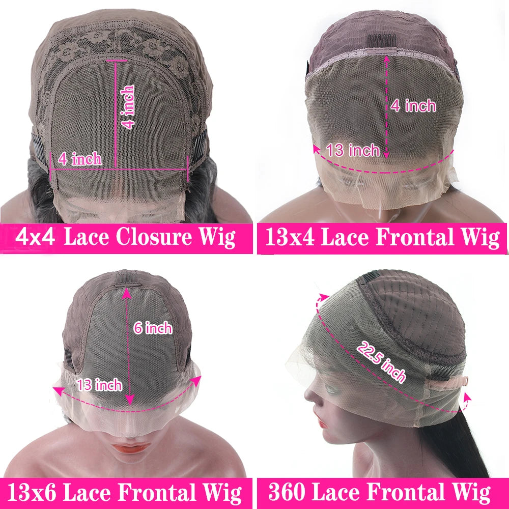 13x4 Chocolate Brown Curly Lace Front Wigs Colored 100% Human Hair Wigs Pre Plucked Deep Wave 13X6 Hd Lace Frontal Brazilian Wig