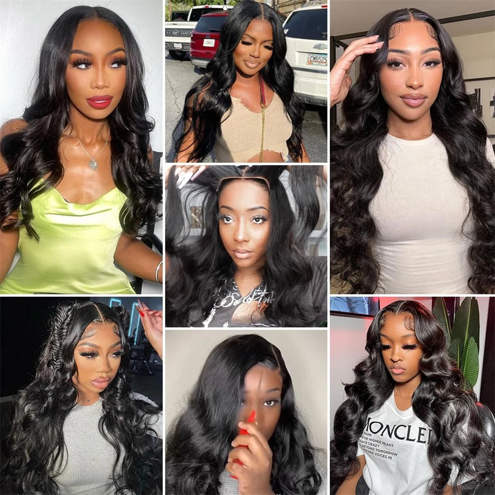 Glueless Human Hair Wig for Women Pre-Plucked Body Wave 5x5 HD Lace Closure 200 Density Ready-to-Wear Comfortable Fit