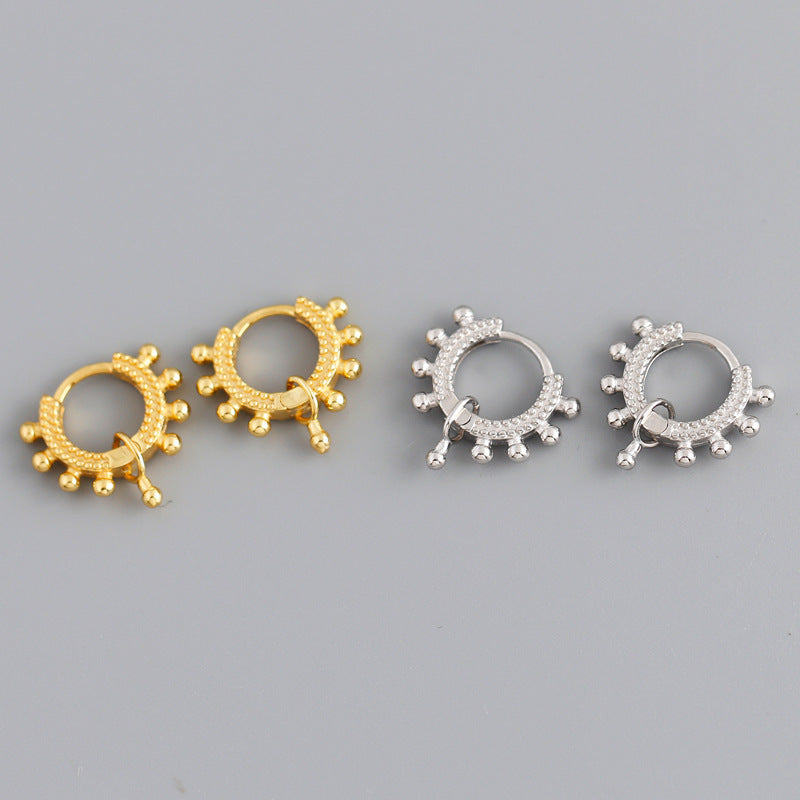 Stainless Steel Earrings Women Minimalist Gifts Unique Bridal Jewelry