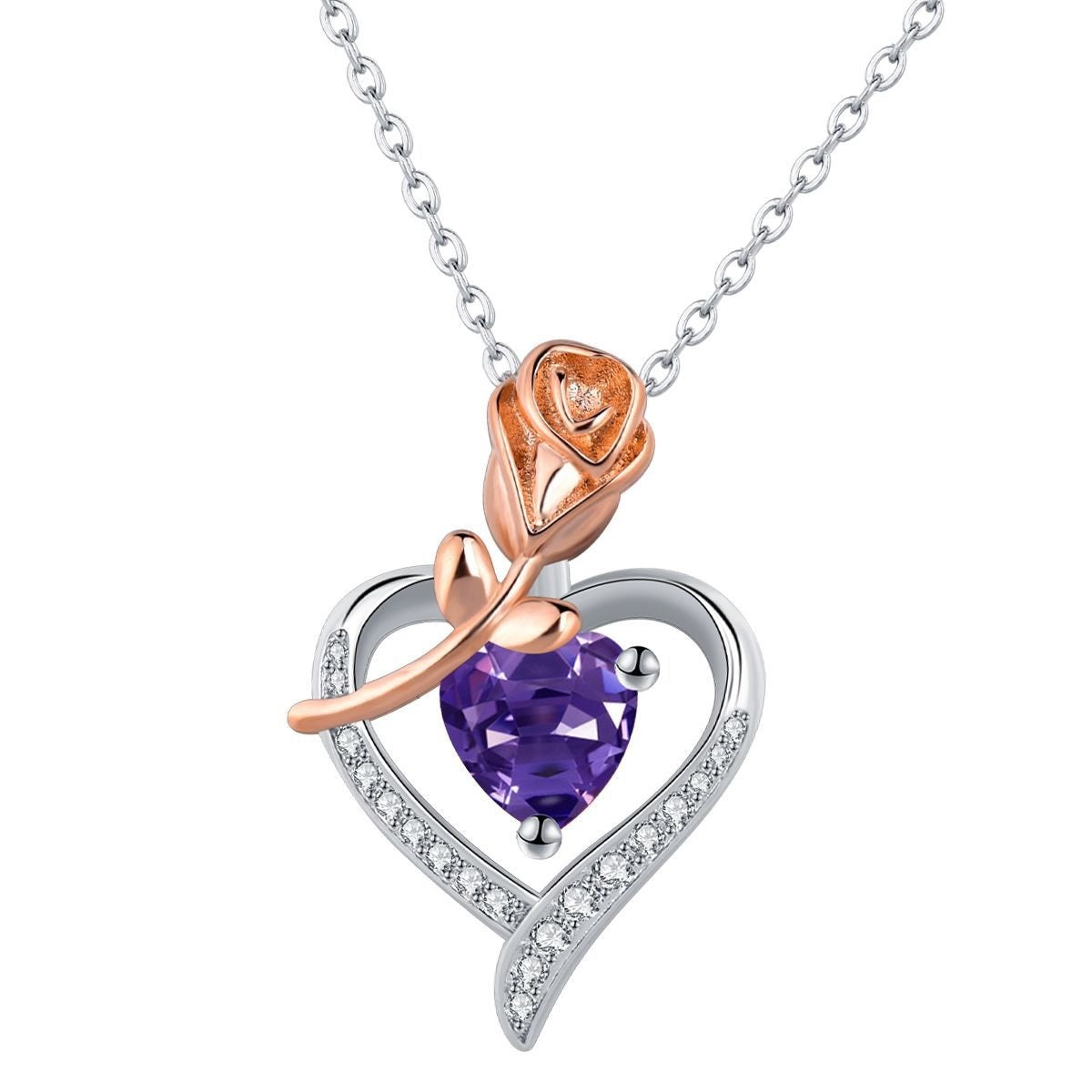 Fashion Rose Love Of Flower Romantic Jewelry Ornament Women
