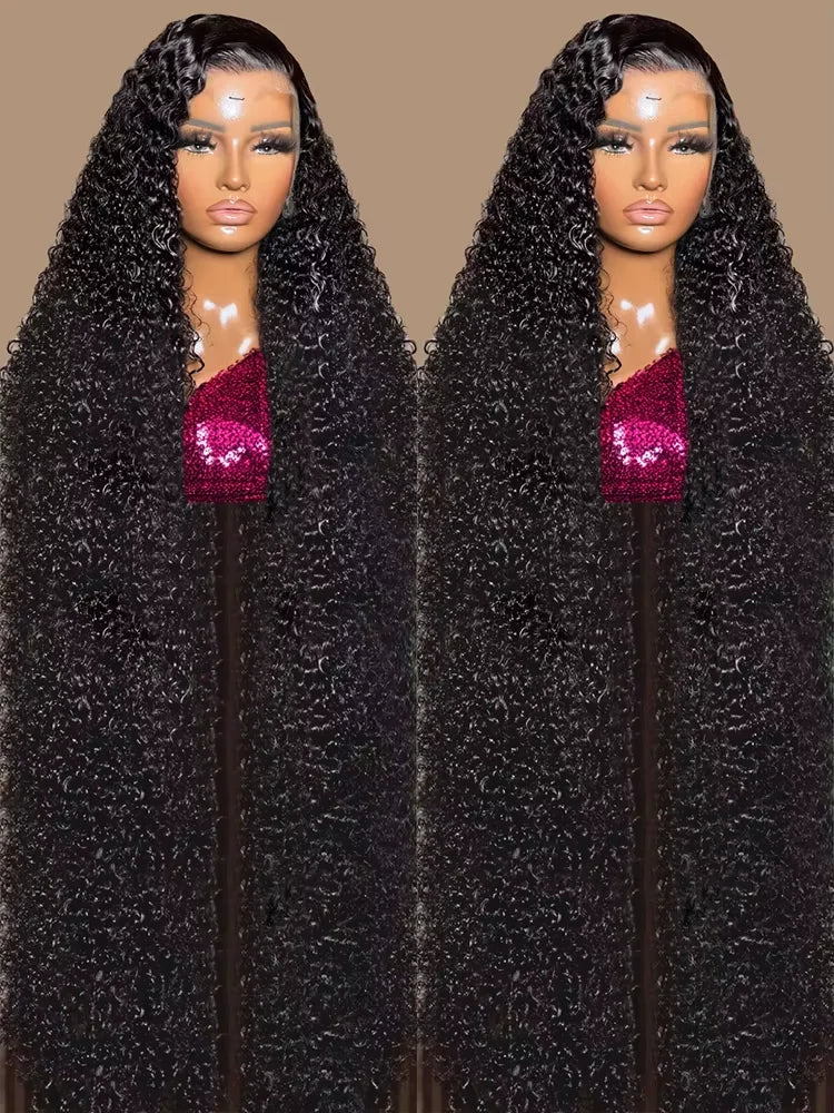 30 40 Inch Deep Wave 13x6 13x4 Hd Lace Front Human Hair Wig 220 Density Water Curly 5x5 Glueless Wigs Human Hair For Women
