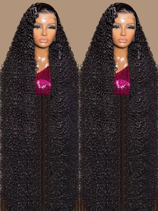 30 40 Inch Deep Wave 13x6 13x4 Hd Lace Front Human Hair Wig 220 Density Water Curly 5x5 Glueless Wigs Human Hair For Women